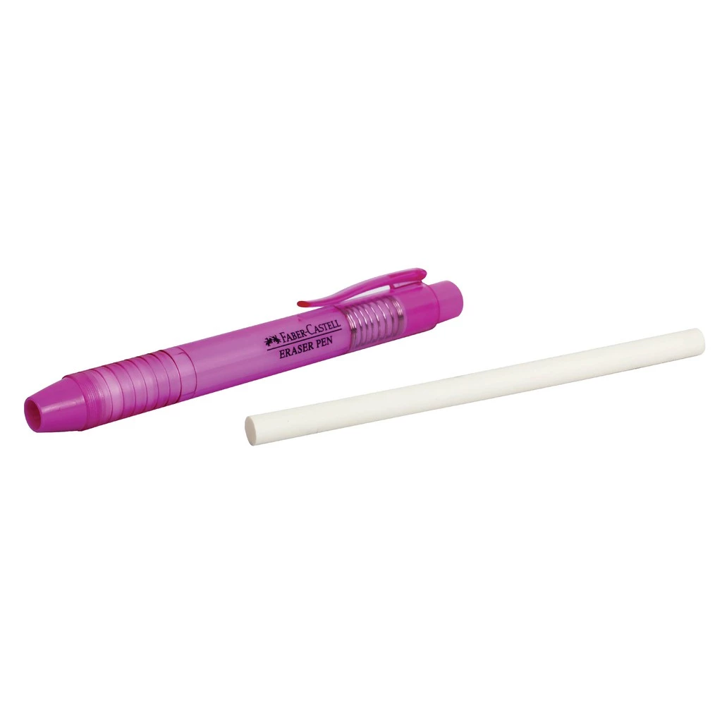 Faber Castell Penghapus Eraser Pen Purple Barrel - Gambar 3