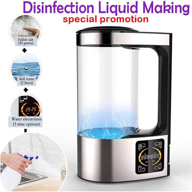 💖READY STOCK💖2L Rich Hydrogen Water Bottle Generator Alkaline Water ...