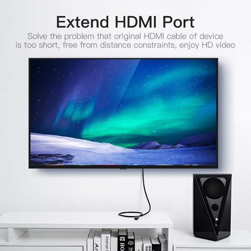 Vention B06 Kabel Extension Perpanjangan HDMI Male to Female Extend - Gambar 3