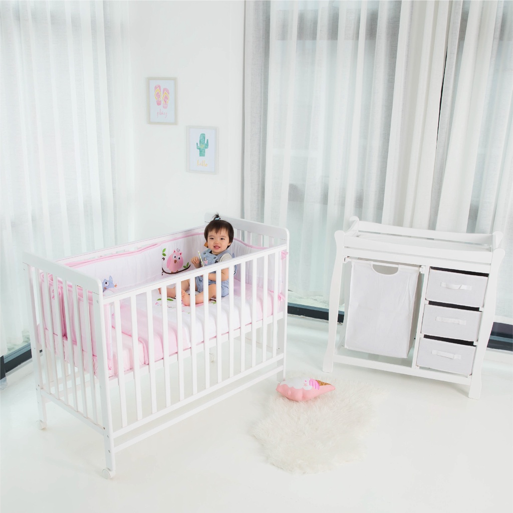 Jarrons Co Happy Wonder 5 in 1 Convertible Baby Cot Free Mosquito Net Delivery Shopee Singapore