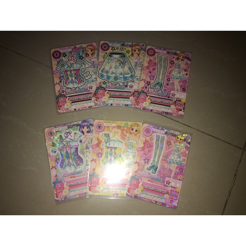 Aikatsu japan set luminas akari hinaki sumire set original japan ...