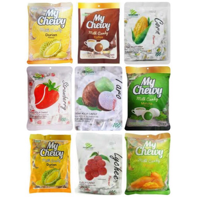 100 PCS My Chewy Milk Candy 360g Halal | Shopee Singapore