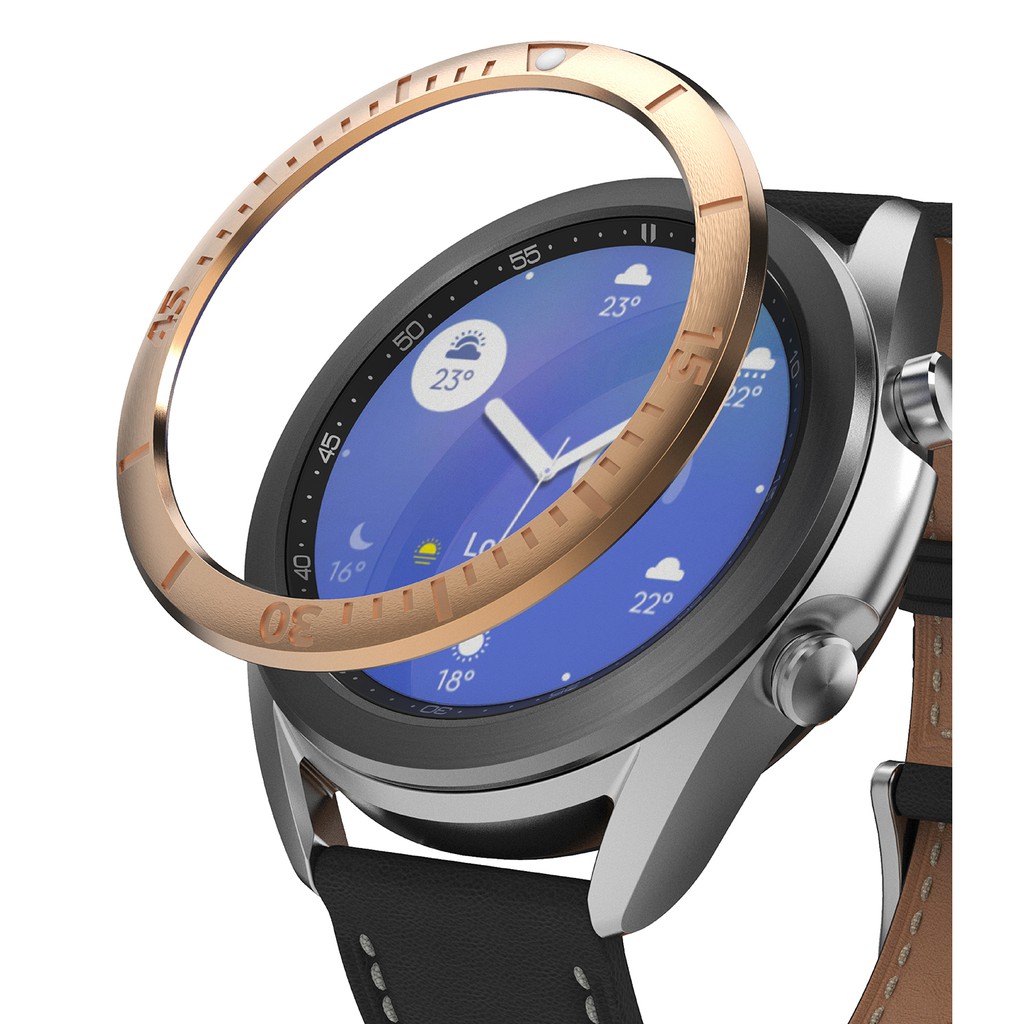 Ringke Bezel Styling for Galaxy Watch 3 41mm Ringke Case Cover Stainless Steel and Aluminum Frame Accessory Shopee Singapore