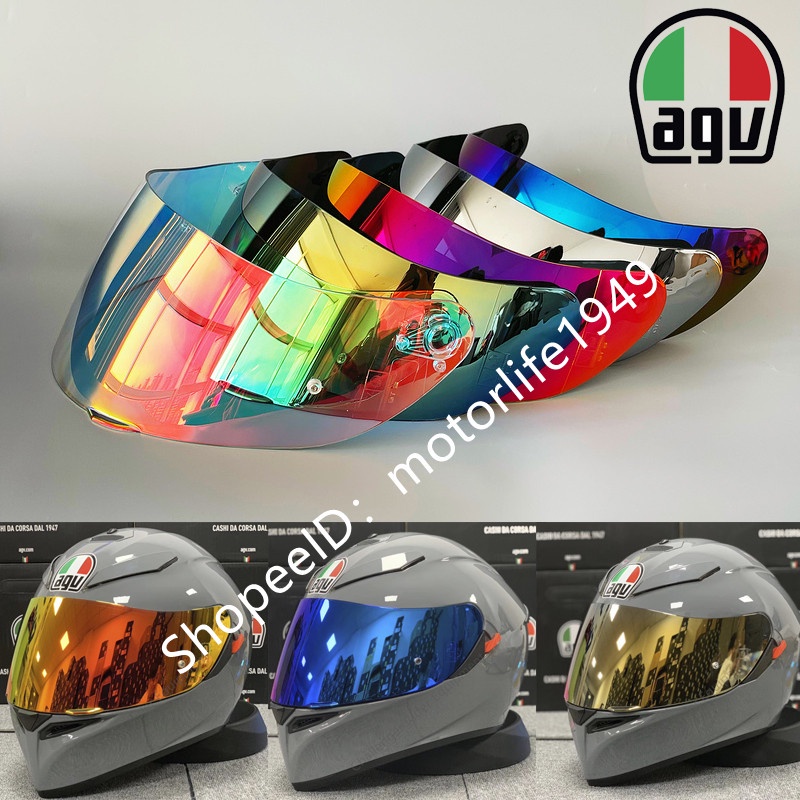 AGV - Visor for AGV Motorcycle Helmet, Compatible with Helmet K5 S/K3