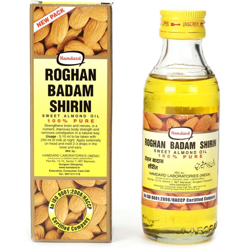 Hamdard Roghan BadamShirin The Goodness of 100 Pure Almond Oil (25ml
