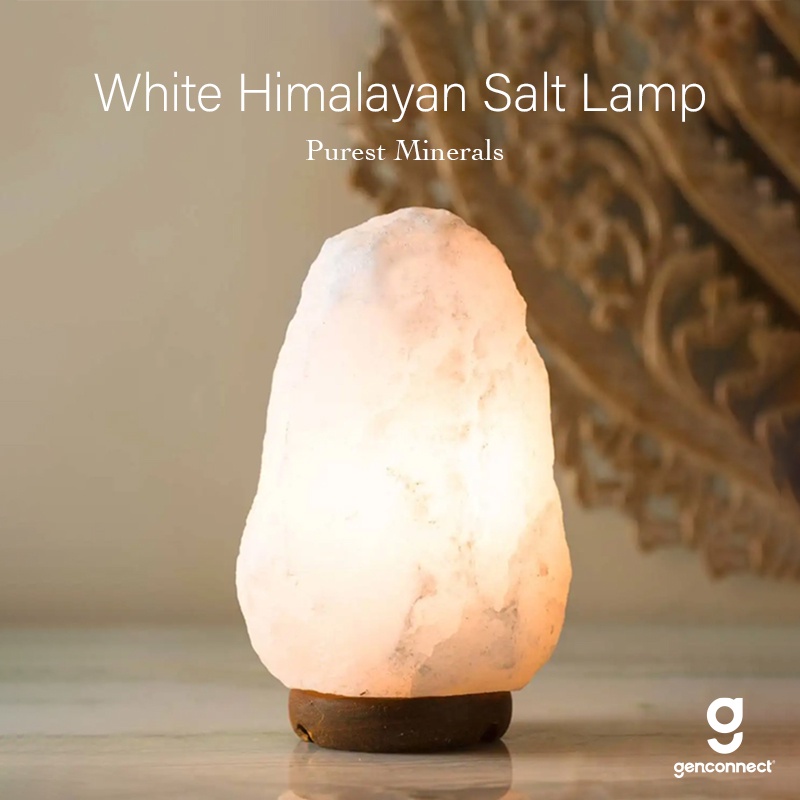 [WHITE] Himalayan Salt lamp Singapore Supply! Shopee Singapore