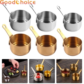 Stainless Saucepan Small Cooking pot pan Milk Warmer 50ml + 100ml