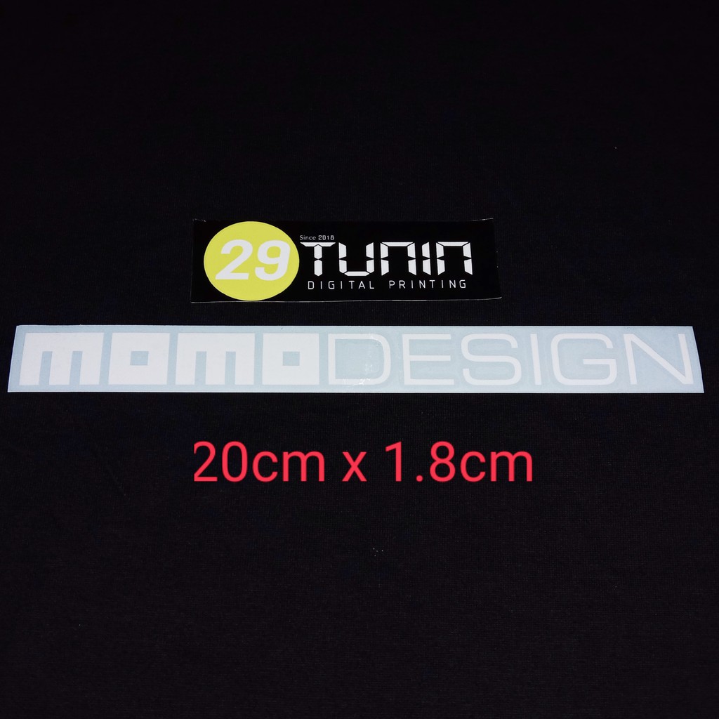 Momo Design Car Sticker Cutting 20cm | Shopee Singapore