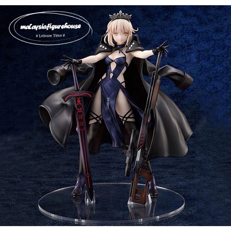 25CM ANIME FATE ZERO FGO BLACK SABER ALTER RIDER COPY RESIN