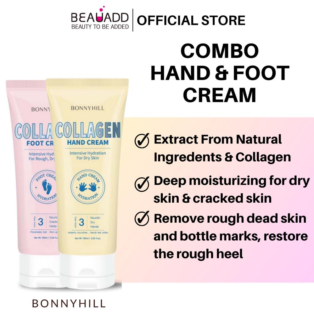[BONNYHILL] COMBO COLLAGEN HAND & FOOT CREAM 100ML Beauadd Korea