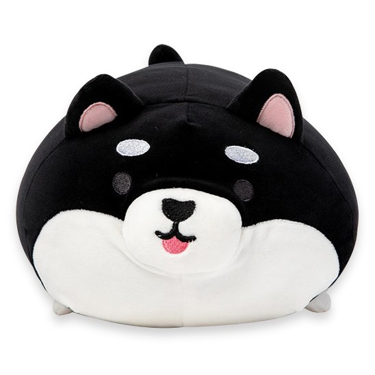 ARTBOX OFFICIAL From Korea Black Shiba Cute Prone Soft Stuffed Animals Toy Plush Doll Shopee Singapore