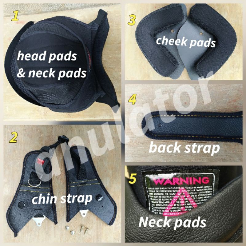 Foam helmet bogo carglos open face 3/4 inner lining helmet liner