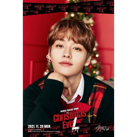 OFFICIAL INSTOCK] Stray Kids Christmas Evel Album Photocard PC