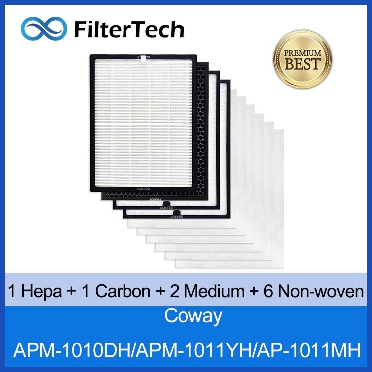 FilterTech Air Purifier Filter Replacement 1 Year Set Coway