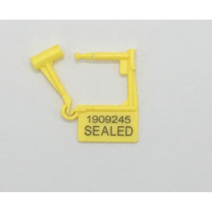 (100pcs) Crash Cart Seal, Plastic Padlock Seal, Sequentially Numbered (Yellow) Shopee Singapore