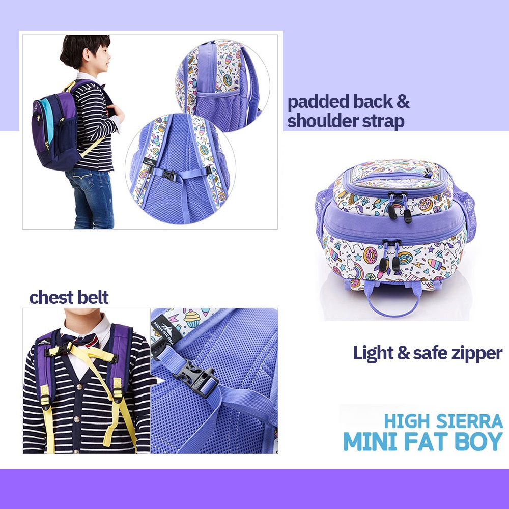 High sierra mini fatboy backpack deals