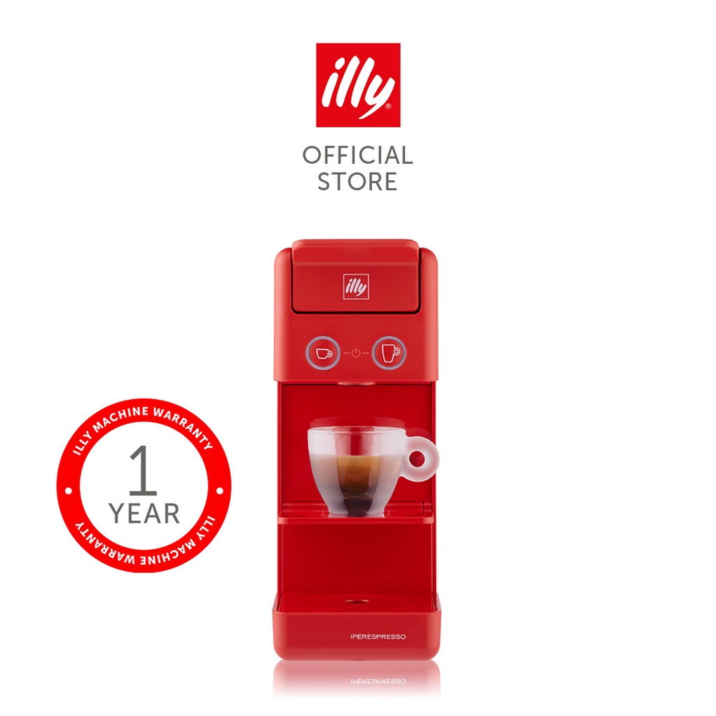 illy Y3.3 iperEspresso Coffee Machine (Red/White/Blue/Black) Shopee