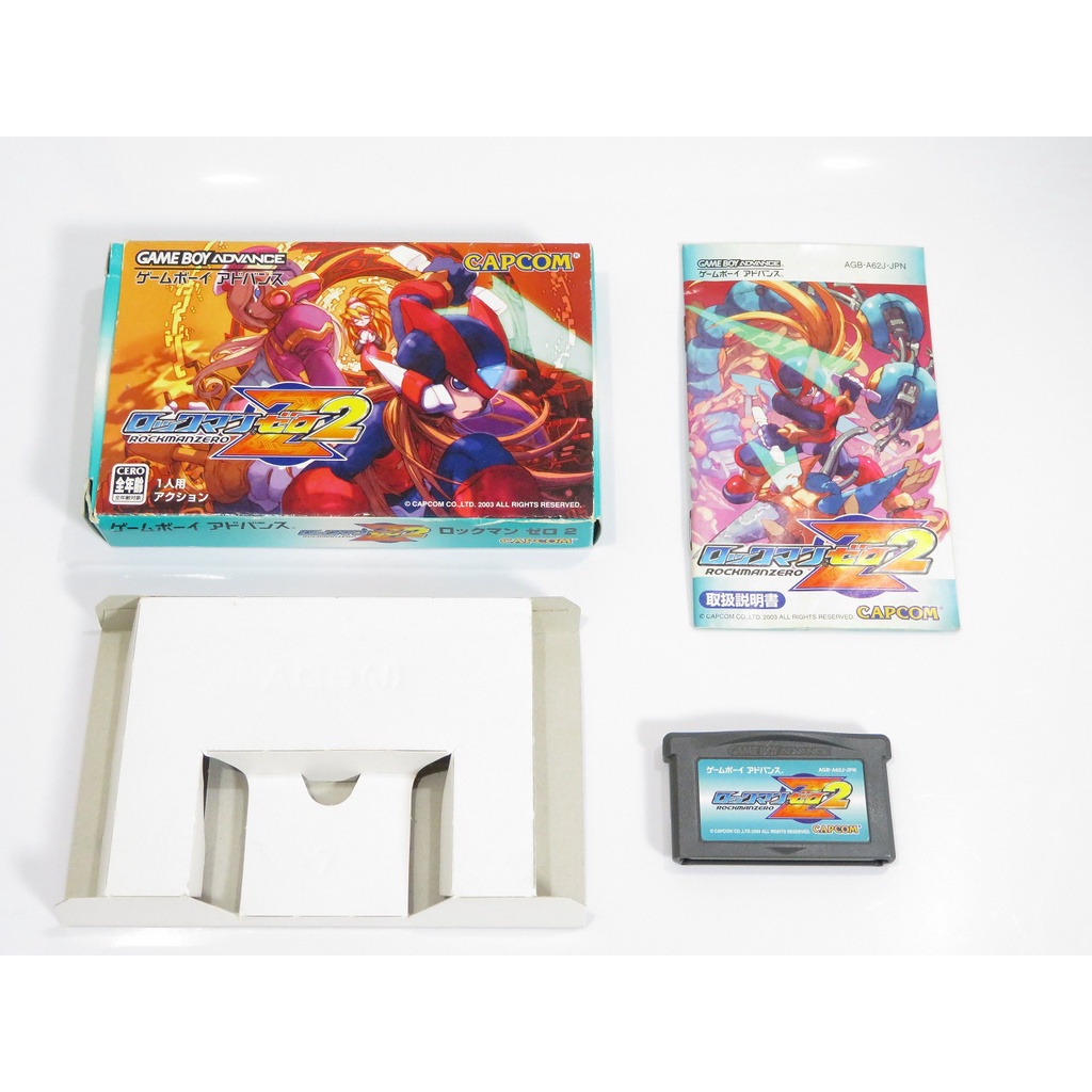 Tested BOXED Rockman Zero 2 Megaman GAME BOY Advance GBA CAPCOM 2003 ...