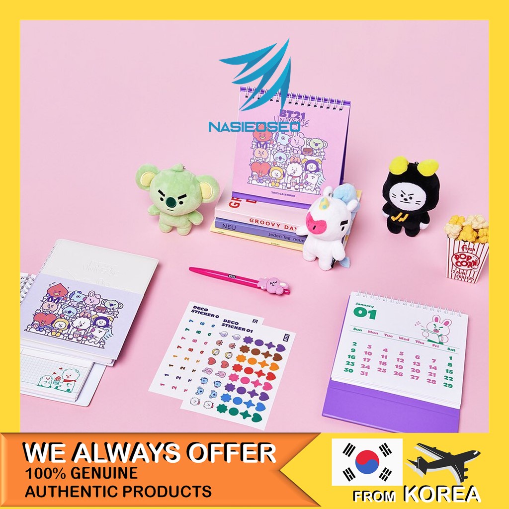 BTS BT21 Universe 2022 Calendar & 365 Planner Diary | Shopee Singapore