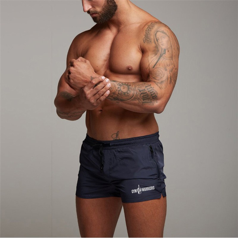 Gym Warriors Graphic Shorts Summer Gym Muscle Mens Short Shorts ...