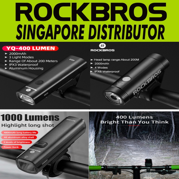 Rockbros 400 sale lumens