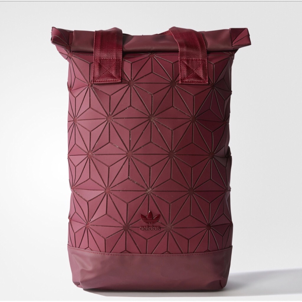 Adidas 3D Roll Top Backpack Burgundy Shopee Singapore