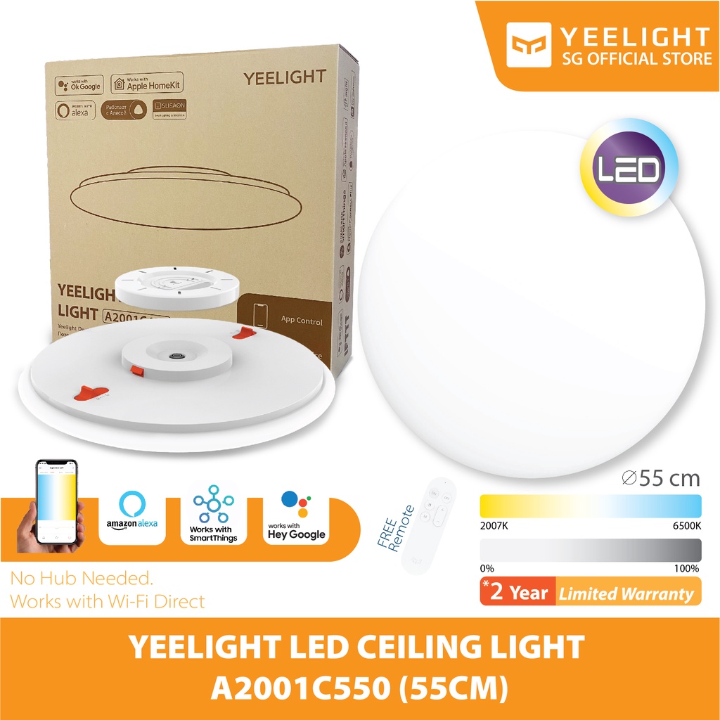 YEELIGHT CEILING LIGHT A2001C550 led ceiling smart light home lamp ...