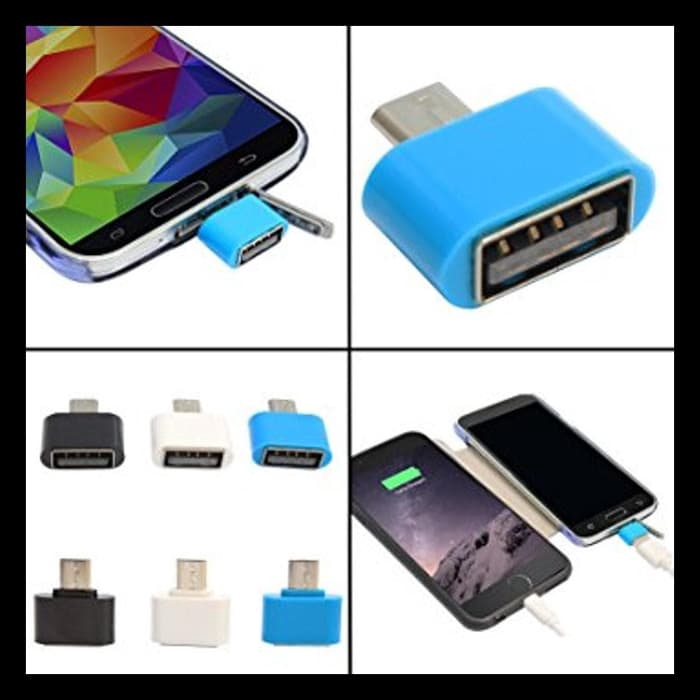 OTG MINI PERSEGI MICRO USB / TYPE C konektor NON KABEL On The Go Android - Gambar 2