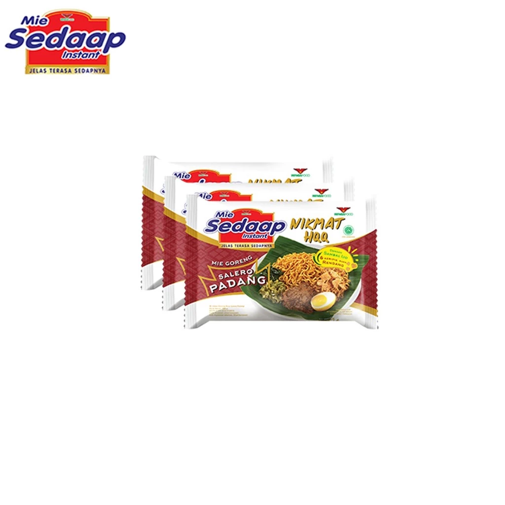 Sedaap Mie Instan Goreng Salero Padang Bag 86 gr x3 - Gambar 3
