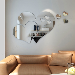 Home Sign Letters Acrylic Mirror Wall Stickers Solid Circle Wall Stickers  3d Mirror Wall Decals Diy Removable Mirror Wall Stickers For Home Living  Roo