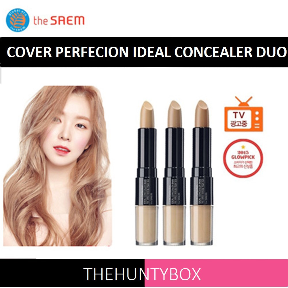 THE SAEM Cover Perfection Ideal Concealer Duo- 3Color