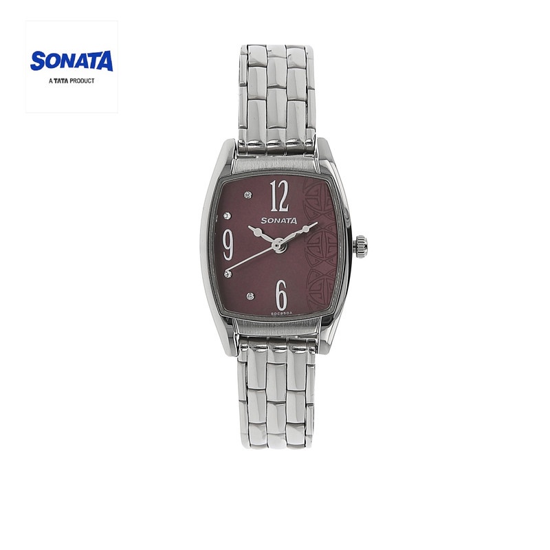Sonata Purple Dial Analog Women s Watch 87003SM01 Shopee Singapore