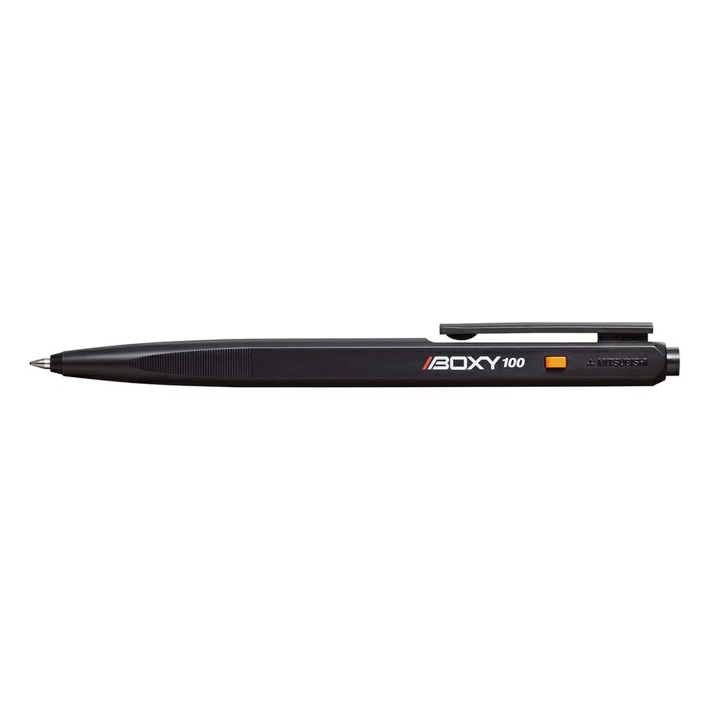 UNI Mitsubishi BOXY100 Black Rod Ink Ballpoint Pen 0.7mm | Shopee Singapore