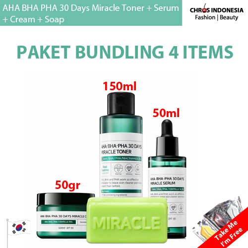 Some BY MI AHA BHA PHA 30 Days Miracle Set - 1 Pack (4pcs) | Shopee ...