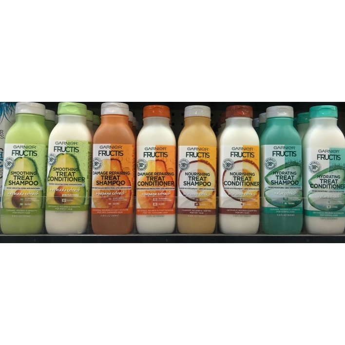 Garnier Fruit PLUMPING Treatment Shampoo GARNIER FRUCTIS PLUMPING Treatment 3 Flavors