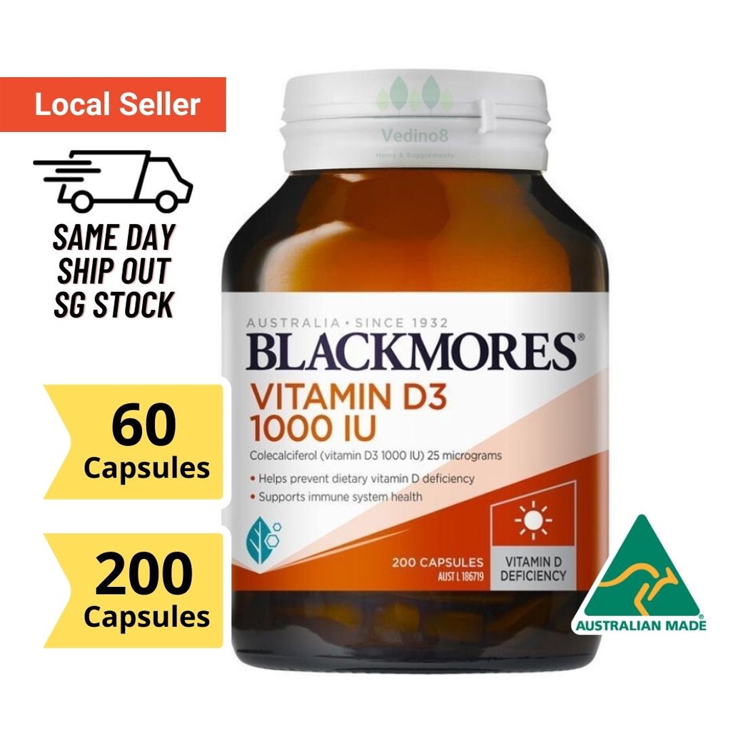 Blackmores Vitamin D3 1000IU / Calcium Magnesium Vitamin D Made in