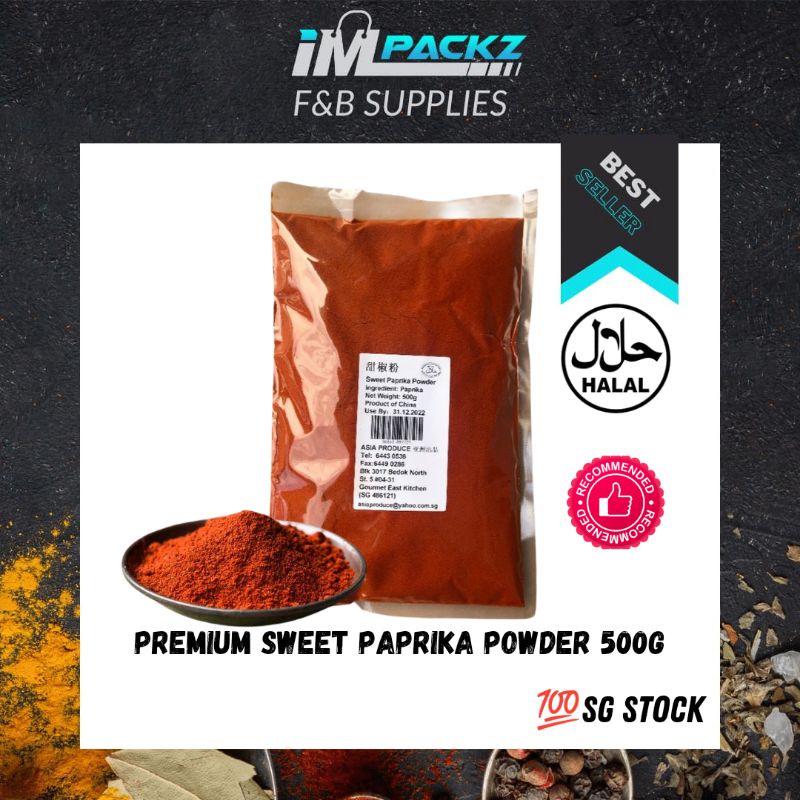 Sweet Paprika Powder 500g Halal Shopee Singapore
