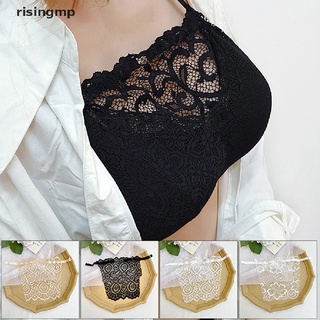 Womens Lace Invisible Panel Cleavage Cover Up Mock Camisole Anti