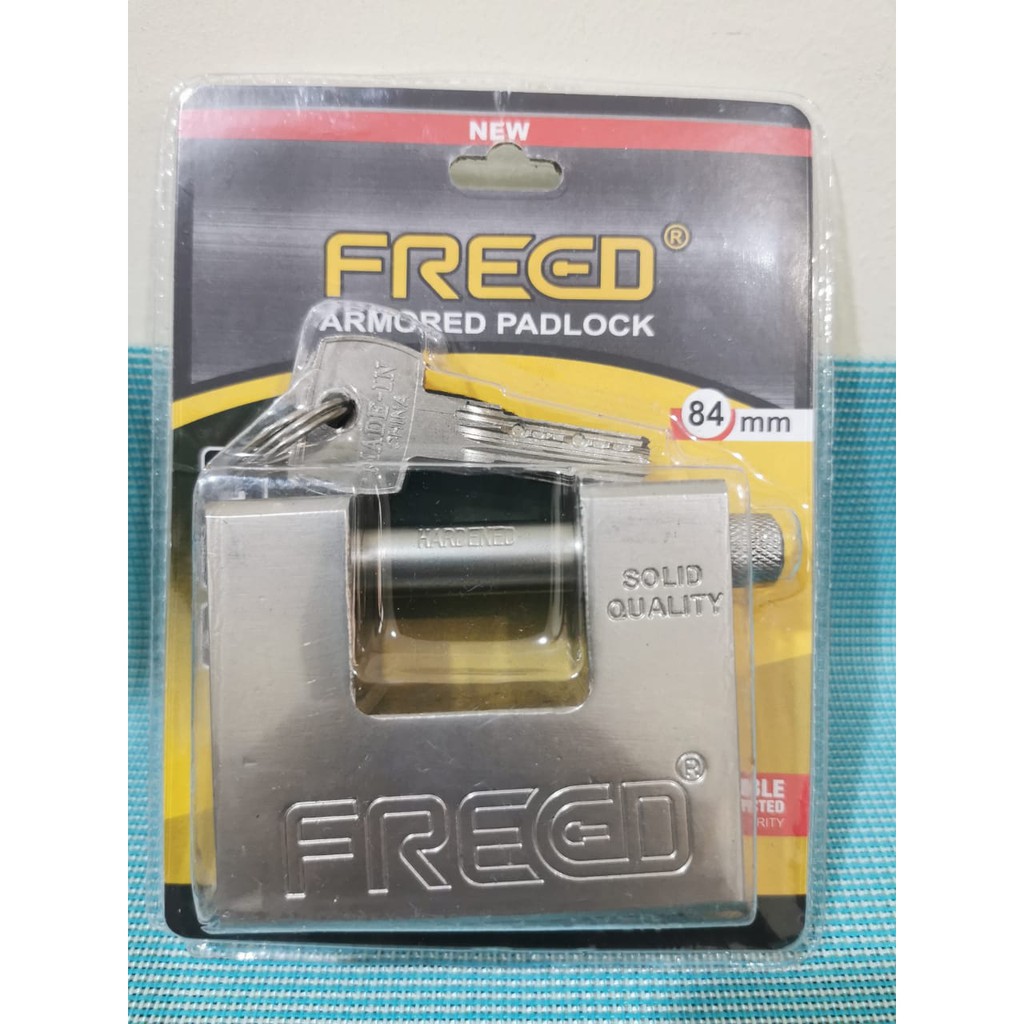 Armored Padlock FREED 84mm Gate Padlock Shopee Singapore