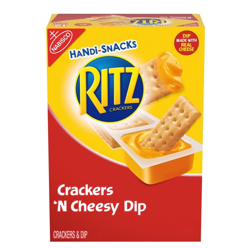 Ritz HandiSnacks Crackers and Cheese Dip 12 count(Ready Stock