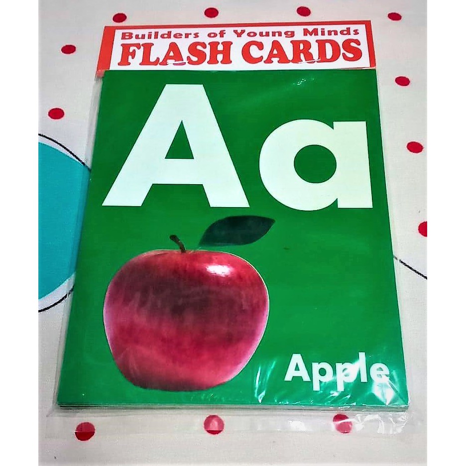 Big Flash Cards Alphabet Educational 5 1/2 X 7 Inches Alphabet Wall
