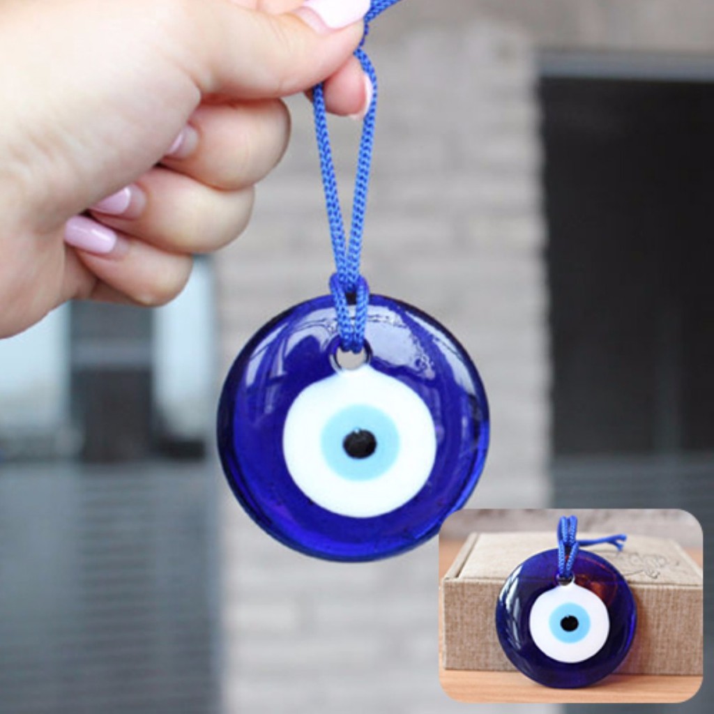 Turkish Blue Glass Evil Eye Lucky Wall Office Car Amulet Decoration ...