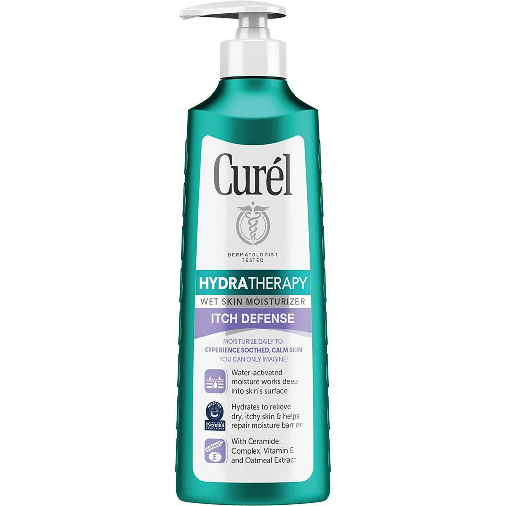 Curel Hydra Therapy In Shower Lotion, Itch Defense Body Moisturizer