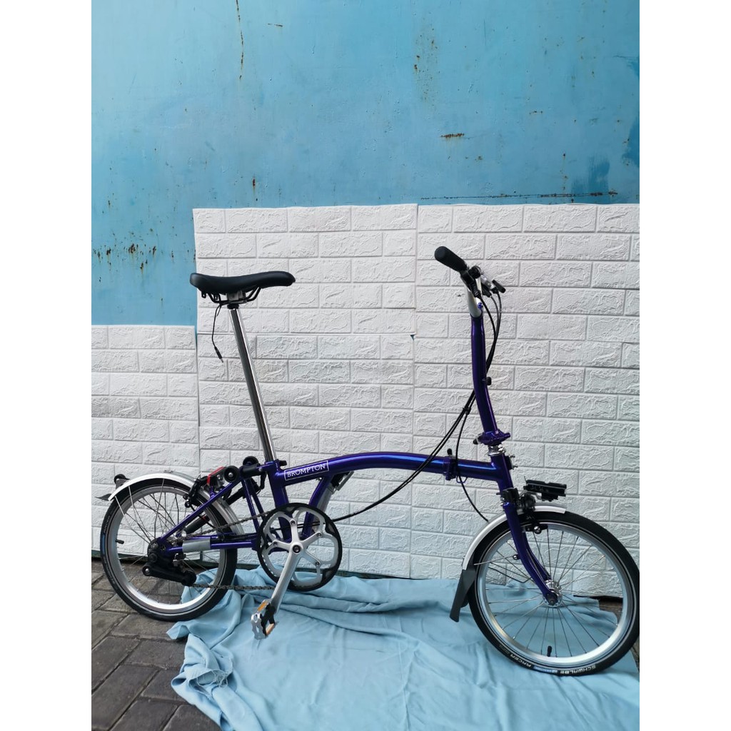 BROMPTON M2 LT PURPLE METALIC 2 SPEED BNIB | Shopee Singapore