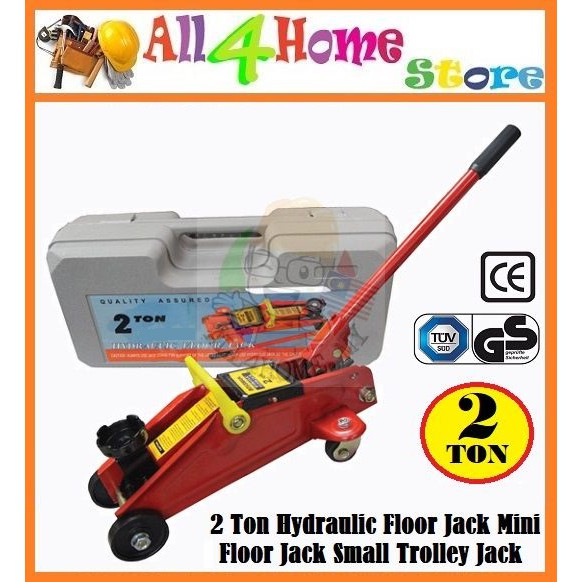 2 Ton Hydraulic Portable Floor Jack c/w Case (For Car Used) Shopee