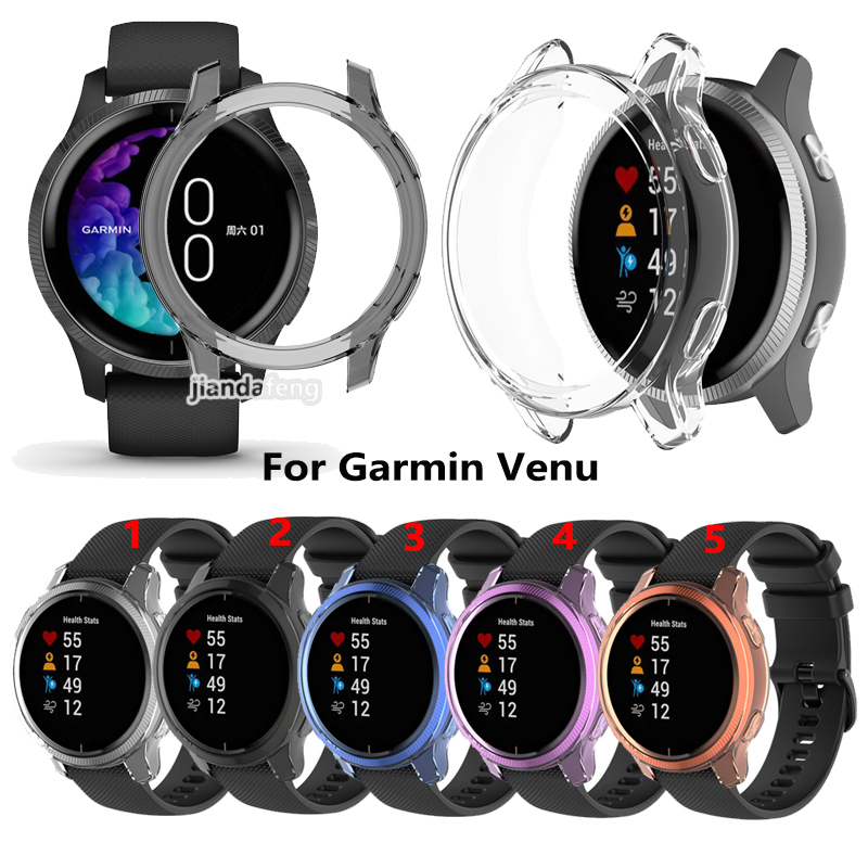 3 Pack Protector Case Compatible for Garmin Venu, Clear 3 Pack of  Protectors
