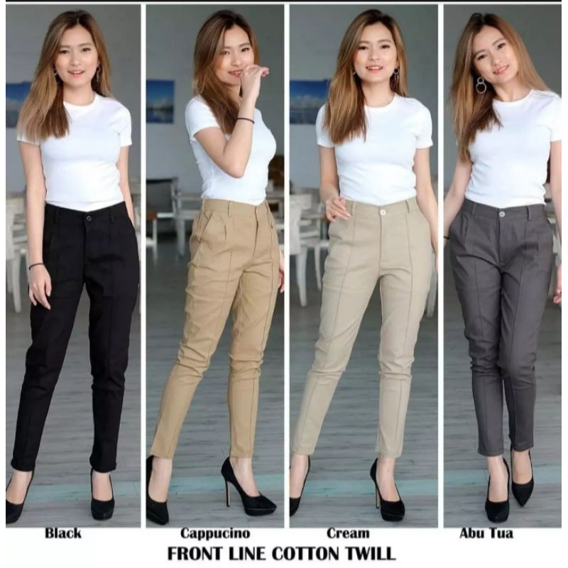 Women's Chino Pants Thick Stretch/Quality Fashion Women's Skinny Pencil