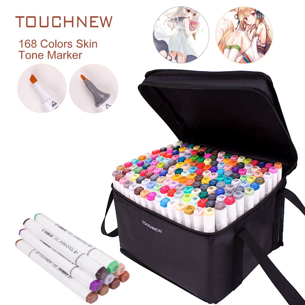 Touch Five Marker 60 Pen Design Colors Set, Box