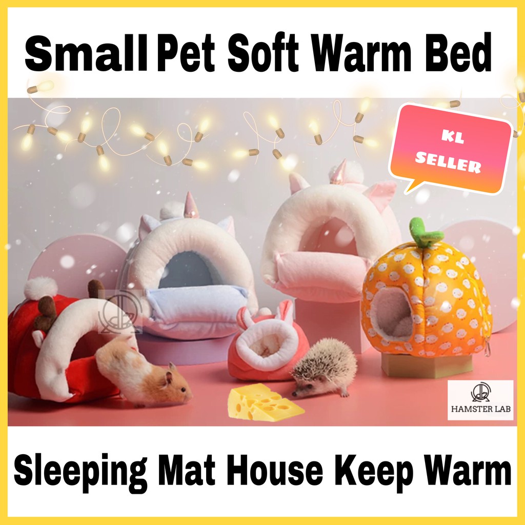 Hamster house bed best sale