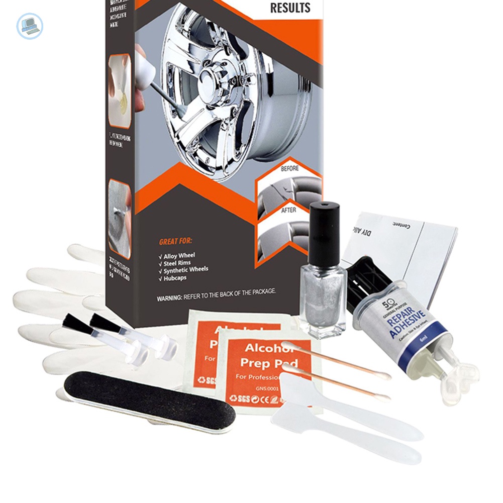 FAST DIY Car Alloy Wheel Repair Kit Adhesive Auto Rim Dent Scratch